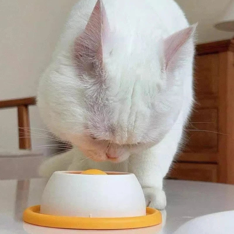 Cat Food Bowl Hidden Food Drinking Water Cute Eating Bowl Self-Entertainment Slow Food Dog Bowl Pet Accessories